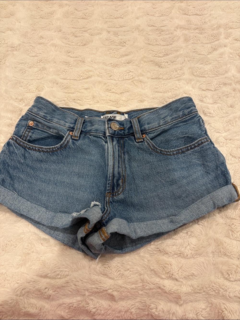 garage jean shorts